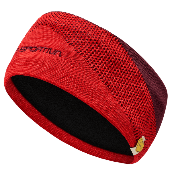 Bandă pentru cap La Sportiva KNITTY HEADBAND Redwood/Mountain Red