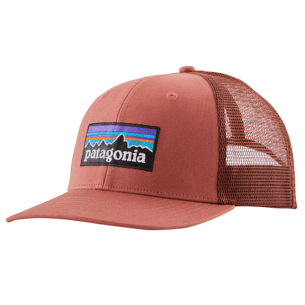 Capac Patagonia P-6 Logo Trucker Hat Potters Red