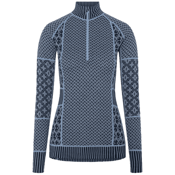 Tricou cu mânecă lungă Kari Traa Smekker H/Z Women IRIS/PASTEL LIGHT BLUE