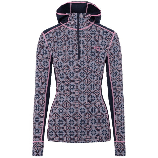 Tricou cu mânecă lungă Kari Traa Rose Hood ROY/DARK NAVY BLUE