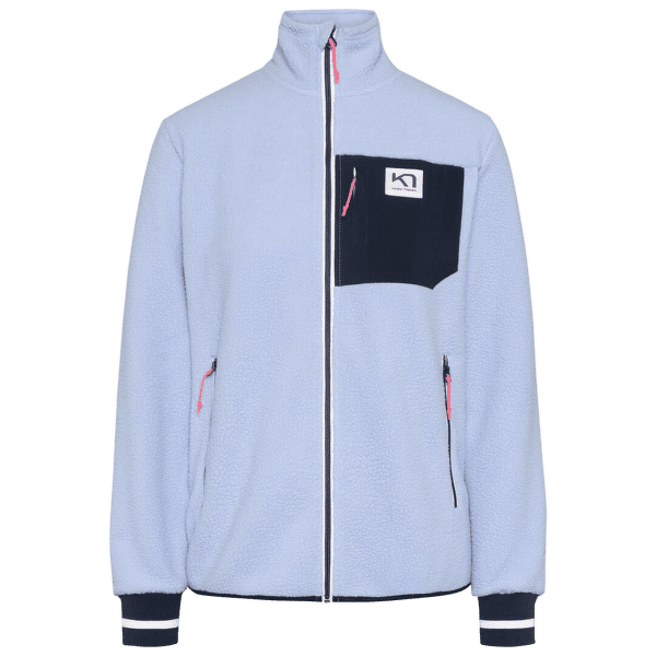 Jachetă Kari Traa ROTHE MIDLAYER IRI/PASTEL LIGHT BLUE