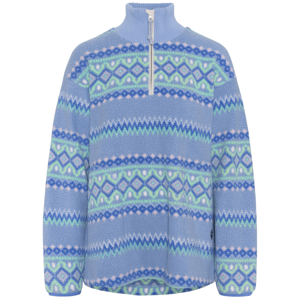 Pulover Kari Traa RUTHIE MIDLAYER HZ IRIS/PASTEL LIGHT BLUE