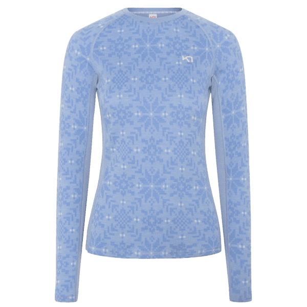 Tricou cu mânecă lungă Kari Traa Edith Long Sleeve IRIS/PASTEL LIGHT BLUE