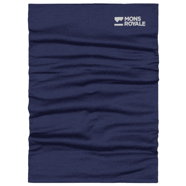 Bandă pentru gât Mons Royale Double Up 100% Merino Neckwarmer Midnight