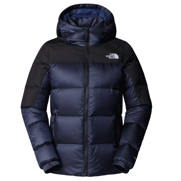 Jachetă The North Face DIABLO DOWN 2.0 HOODED JACKET Women A1C ESTATE BLUE BLACK HEATHER/TNF BLACK
