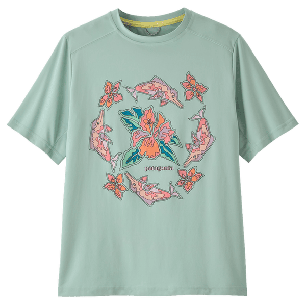 Tricou cu mânecă scurtă Patagonia Capilene® Silkweight T-Shirt Kid Riverbloom: Thin Ice