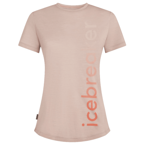 Tricou cu mânecă scurtă Icebreaker Merino Blend 125 Cool-Lite Sphere SS Tee IB Vertical Women PINK QUARTZ