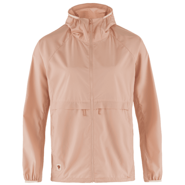 Jachetă Fjällräven HIGH COAST WIND HOODIE WOMEN Chalk Rose