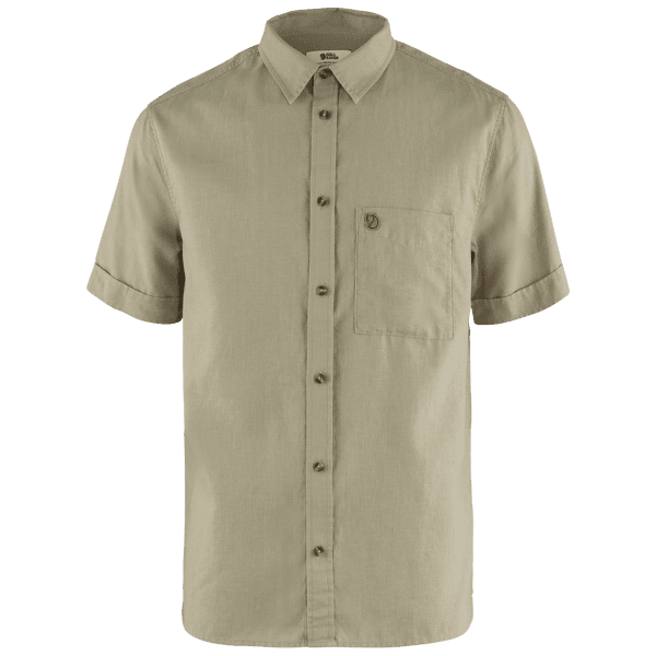Cămașă cu mânecă scurtă Fjällräven Övik Travel Shirt SS Men Sand Stone
