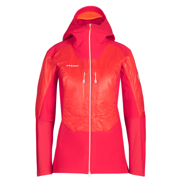 Jachetă Mammut Eisfeld SO Hybrid Hooded Jacket Women azalea