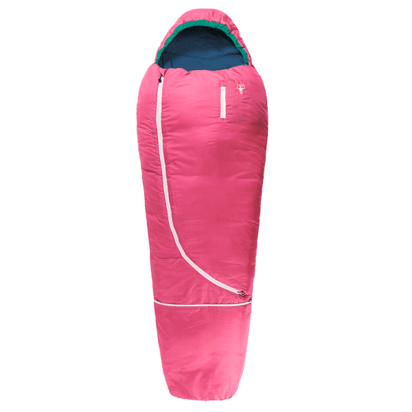 Sac de dormit Grüezi bag Biopod Wolle Kids World Traveller Claret Red