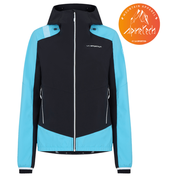 Jachetă La Sportiva AEQUILIBRIUM SOFTSHELL JACKET Women Black/Malibu Blue