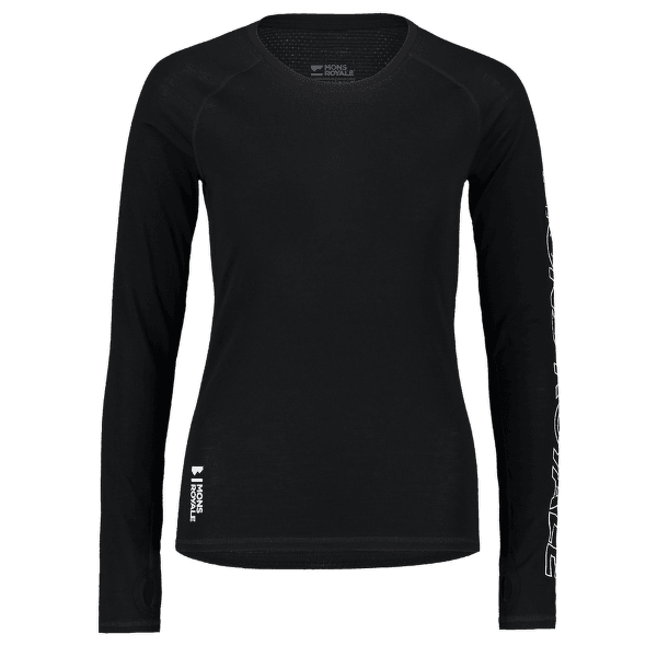 Tricou cu mânecă lungă Mons Royale Bella Merino Air-Con LS Women Black