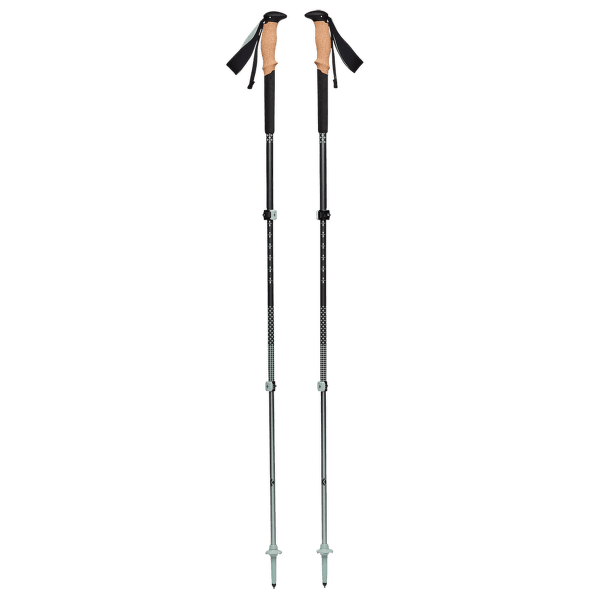 Gaură Black Diamond PURSUIT TREKKING POLES Charcoal-Foam Green