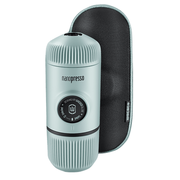 Aparat de cafea Wacaco Nanopresso + case arctic blue