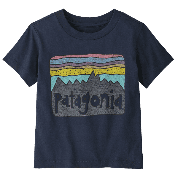 Tricou cu mânecă scurtă Patagonia Fitz Roy Skies T-Shirt Kids Neo Navy