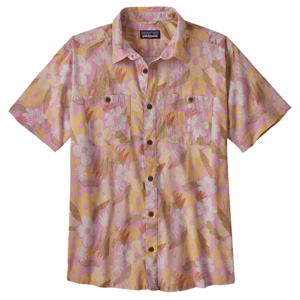 Cămașă cu mânecă scurtă Patagonia Back Step Shirt Men Channeling Spring: Milkweed Mauve