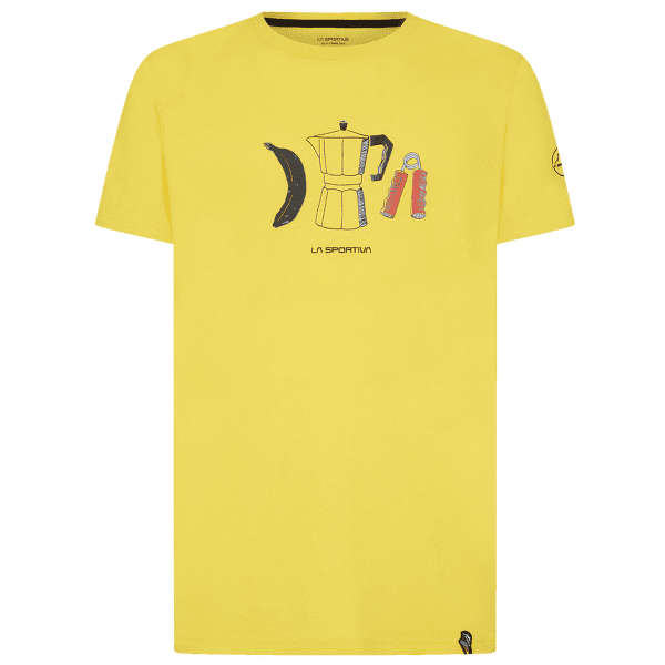 Tricou cu mânecă scurtă La Sportiva Breakfast T-Shirt Men Yellow