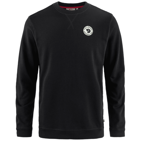 Tricou cu mânecă lungă Fjällräven 1960 Logo Badge Sweater Men Black