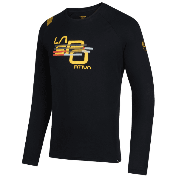 Tricou cu mânecă lungă La Sportiva STRIPE CUBE LONG SLEEVE Men Black