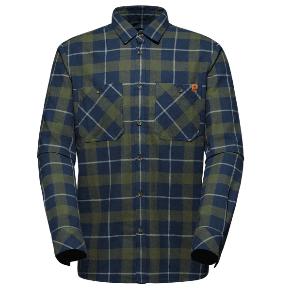 Cămașă cu mânecă lungă Mammut Alvra Longsleeve Shirt Men 50611 marine-dark marsh