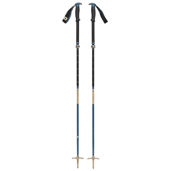 Gaură Black Diamond TRAVERSE COMPACTOR SKI POLES Creek Blue