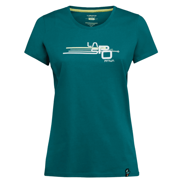 Tricou cu mânecă scurtă La Sportiva STRIPE CUBE T-SHIRT Women Everglade