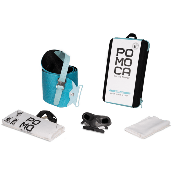 Curele Pomoca Tour Pro - ready2climb 130 mm TURQUOISE