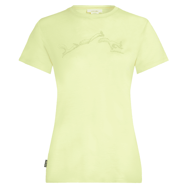 Tricou cu mânecă scurtă Icebreaker Merino 150 Tech Lite SS Tee Airbourne Squirrel Women CITRINE