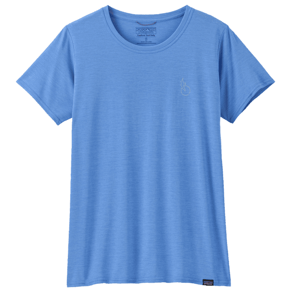 Tricou cu mânecă scurtă Patagonia Cap Cool Daily Graphic Shirt Waters Women Swelldrifter: Abundant Blue X-Dye