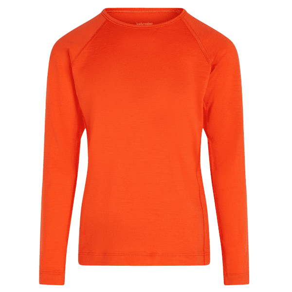Tricou cu mânecă lungă Icebreaker Oasis LS Crewe Kids FERVID
