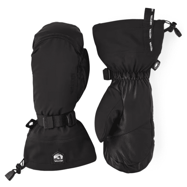 Mănuși Hestra Army Leather Extreme Mitt Svart/Svart
