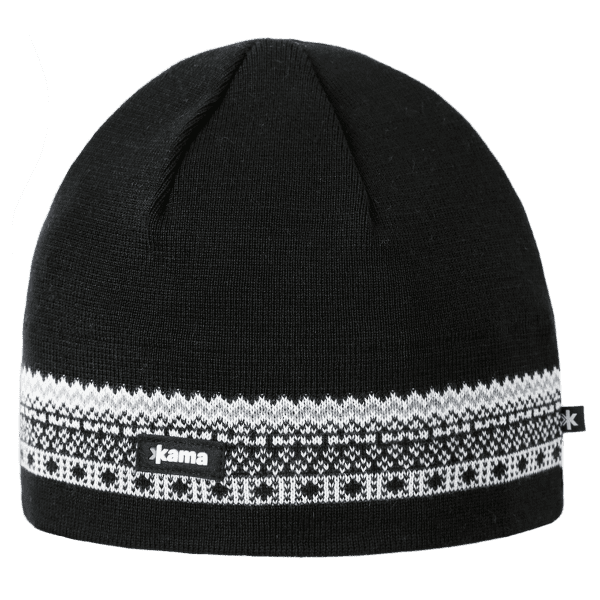 Căciuli Kama KNITTED MERINO BEANIE KAMA A188 black 110