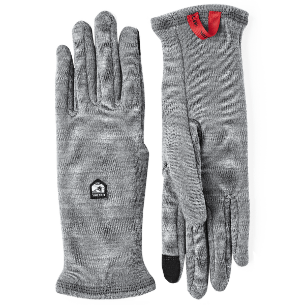 Mănuși Hestra Gravita Merino Liner - 5 finger Grey