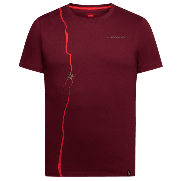 Tricou cu mânecă scurtă La Sportiva ROUTE T-SHIRT Men: Redwood/Mountain Red
