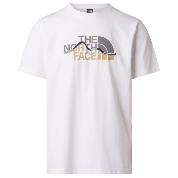 Tricou cu mânecă scurtă The North Face Mountain Line Regular Short Sleeve Tee - Graphic Men TNF WHITE