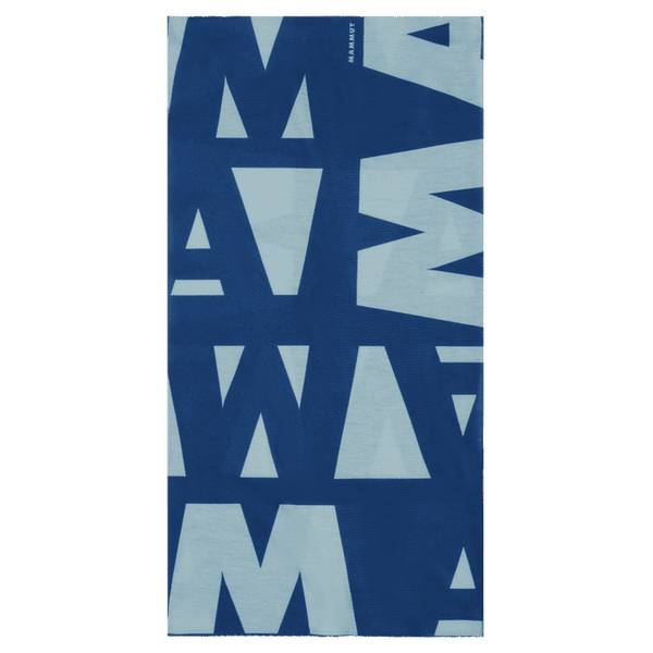 Bandă pentru gât Mammut MAMMUT NECK GAITER LOGO tschiel-nebla