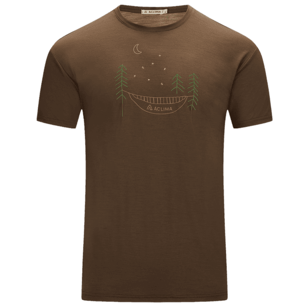 Tricou cu mânecă scurtă Aclima LightWool 140 Classic Tee Forest Men Dark Earth