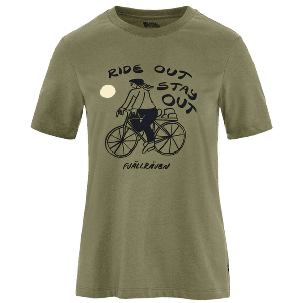 Tricou cu mânecă scurtă Fjällräven HOJA IVÄG T-SHIRT WOMEN Green