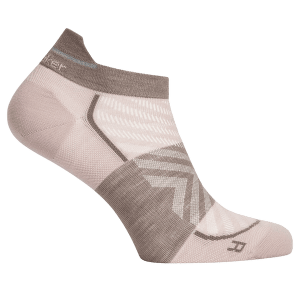 Șosete Icebreaker Merino Run+Ultralight Micro Women PINK QUARTZ/PORCINI