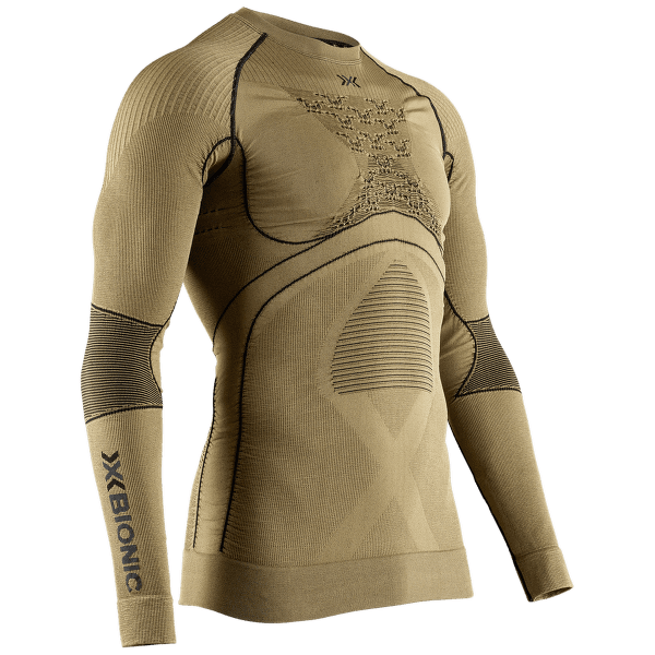 Tricou cu mânecă lungă X-Bionic Radiactor 4.0 Shirt Round Neck Men GOLD/BLACK