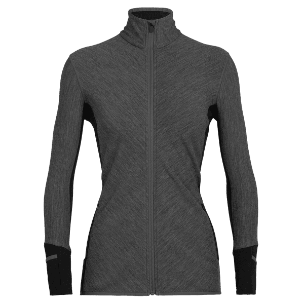Hanorac Icebreaker Descender LS Zip Women Jet HTHR/Black