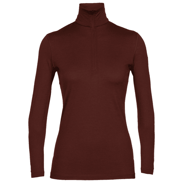 Tricou cu mânecă lungă Icebreaker Oasis LS Half Zip Women (104380) ESPRESSO