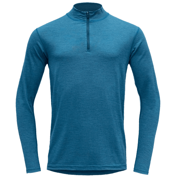 Tricou cu mânecă lungă Devold Breeze Half Zip Neck Men 258A Blue