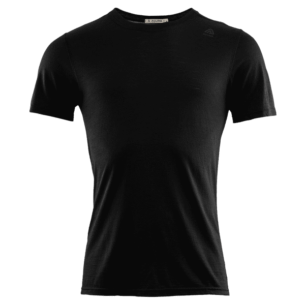 Tricou cu mânecă scurtă Aclima LightWool Undershirt Tee Men Jet Black