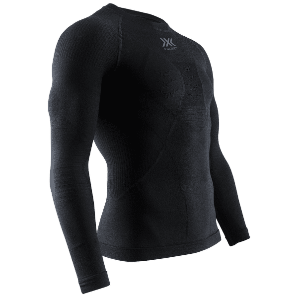 Tricou cu mânecă lungă X-Bionic Merino Shirt LG SL Men Black/Black