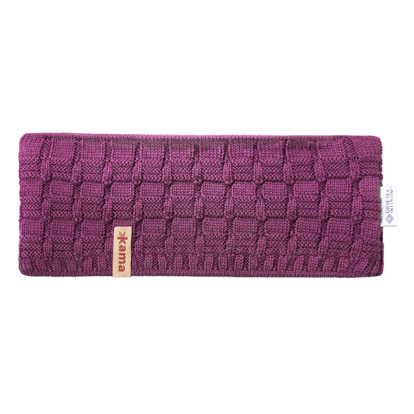 Bandă pentru cap Kama CW12 Knitted Headband violet