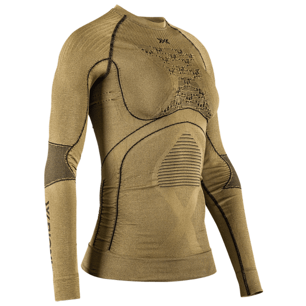 Tricou cu mânecă lungă X-Bionic Radiactor 4.0 Shirt LG SL Women GOLD/BLACK