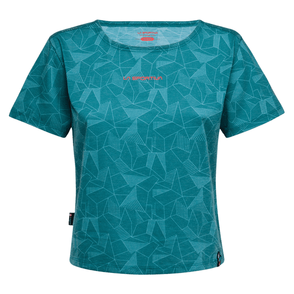 Tricou cu mânecă scurtă La Sportiva Dimension T-Shirt Women Everglade/Juniper