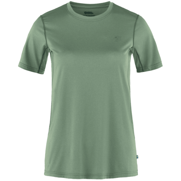 Tricou cu mânecă scurtă Fjällräven Abisko Day Hike SS Women Patina Green
